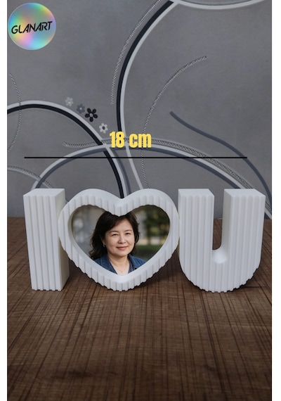 Hediyelik 3 Boyutlu I You Çerçeve Masa Üstü Biblo Obje 3d Filamet 1 Adet 66248642