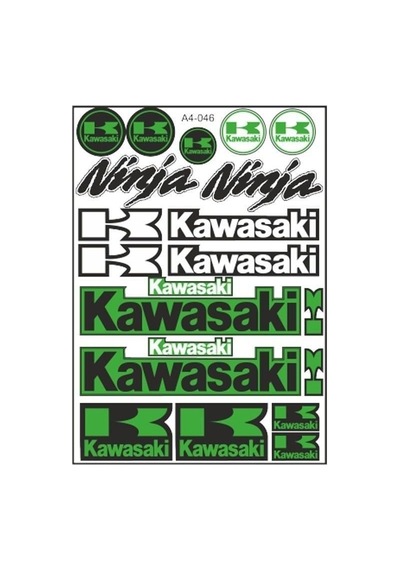 A4 Sticker 046 Tek Paket Çoklu Sticker Standart