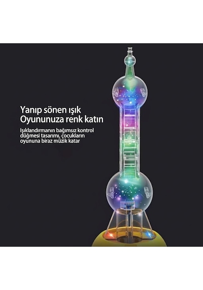 Büyük Boy Dön Dolaş Ördekler Şarjlı Işıklı Müzikli Otomatik Yürüyen Merdivenli Eğitici Oyuncak Seti 1
