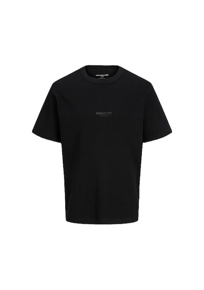 Jack & Jones Jack&jones Jcoclub Structure Tee Erkek T-shirt 12289941 Siyah