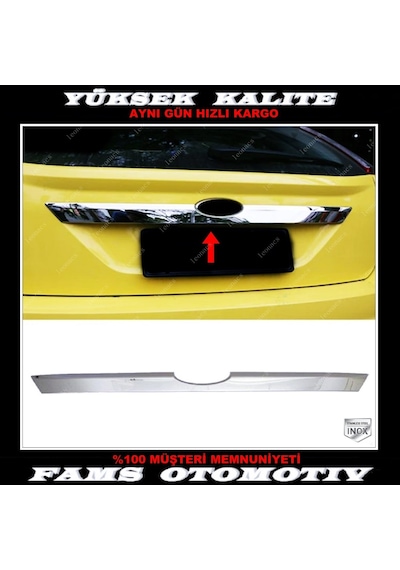 Ford Focus Hb Krom Bagaj Çıtası 2008-2011 Arası P. Çelik N11.6141