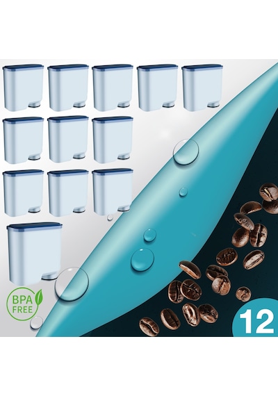 Pure Kafe Ph012 - Philips Uyumlu Saeco Aquaclean İçin 12 Adet Kahve Makinesi Su Filtresi