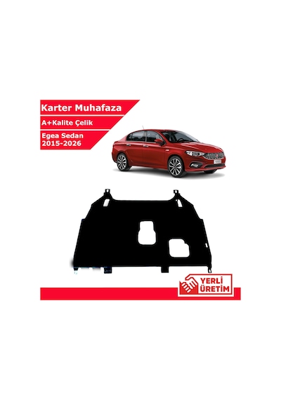 Fiat Egea Sedan 2015-2026 Çelik Karter Muhafaza Çelik Koruma Sacı A+ Kalite Yerli Üretim