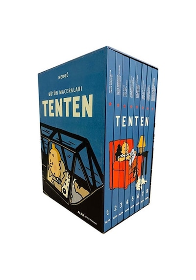 Tenten Serisi Seti - 8 Kitap Takım - Herge - Alfa Yayıncılık