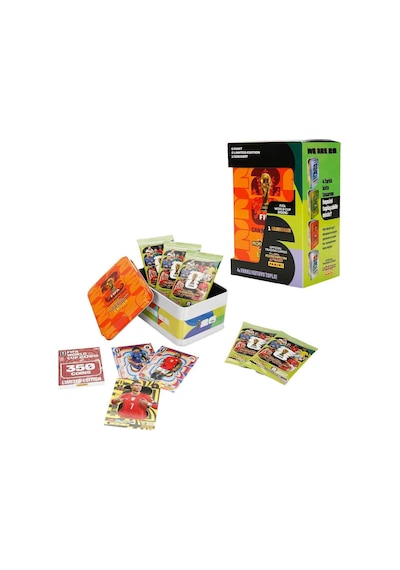 Fıfa World Cup 2026 Adrenalyn Xl Trading Card Metal Kutu - Turuncu Kutu Renkli