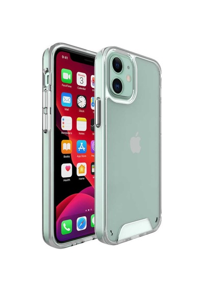 Apple Uyumlu iPhone 12 Mini Kılıf Zore Gard Silikon Renksiz