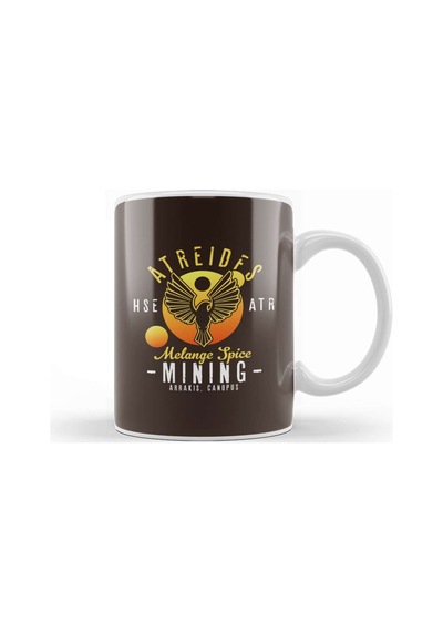 Dune Atreides Melange Spice Mining Kupa Bardak Porselen Karışık