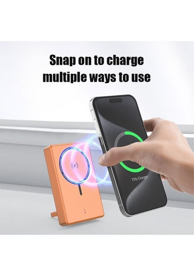 10.000mah Lcd Ekranlı Standlı Powerbank ,20w Hızlı Şarj, Usb-c Giriş/çıkış, Telefon Tutuculu Taşınabilir Şarj Cihazı-1659 Siyah