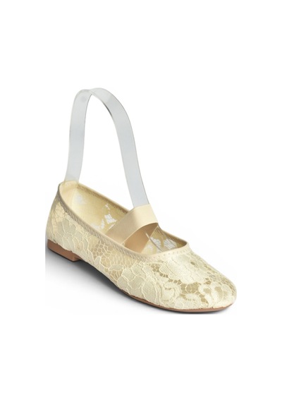 Fox Shoes Y726924306 Bej Dantel Kadın Babet