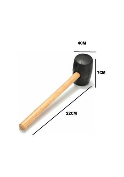 Çekiç Ağaç Saplı Fiber Kauçuk Tokmak 22x4x7cm