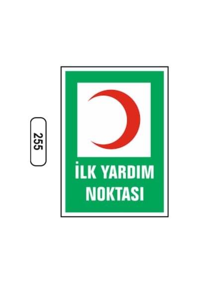 Ilk Yardım Noktası Uyarı Ikaz Levhası