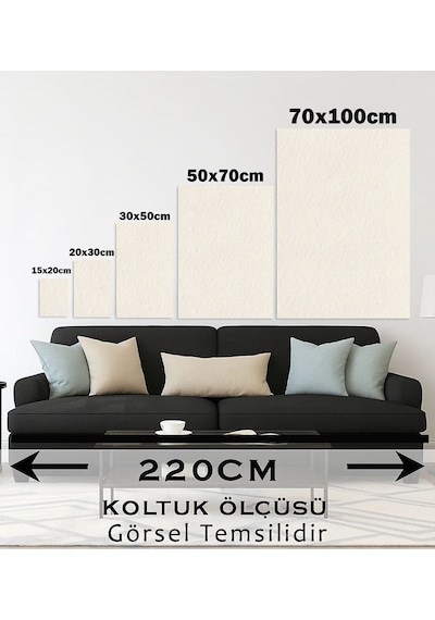 Bk Gift Vintage Klasik Sanat Esprili Sözlü Dekoratif Kanvas Tablo - 43 Çok Renkli