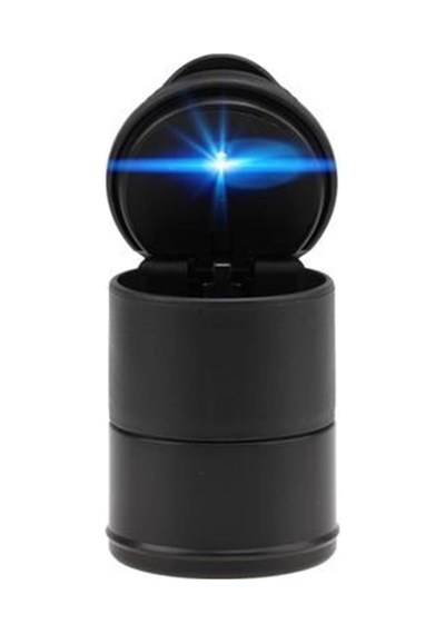 Led Işıklı Araç Içi Kapaklı Sigara Küllüğü Oto Bardaklık Uyumlu Bx40