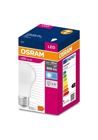 Osram Beyaz Led 8.5w 6500k 806lm E27 Duy Ampul