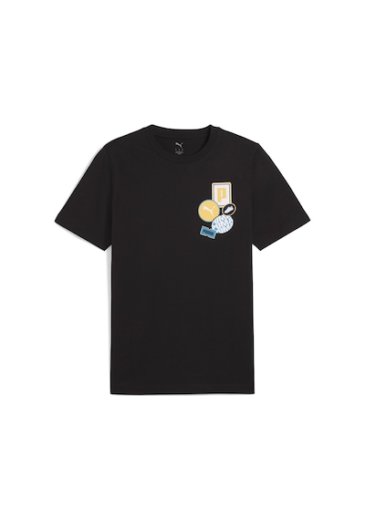 Puma GRAPHICS Icon Tee Unisex  Siyah Tişört