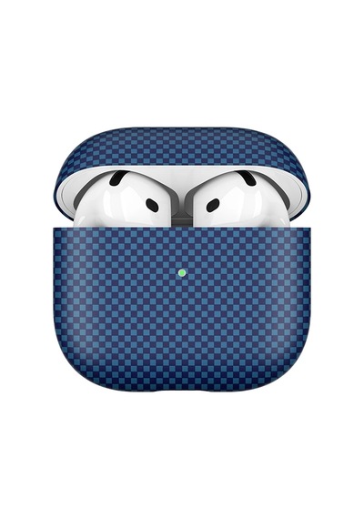 Apple Uyumlu  AirPods 4 Zore Airbag 43 600d Karbon Fiber Kulaklık Kılıfı Gold