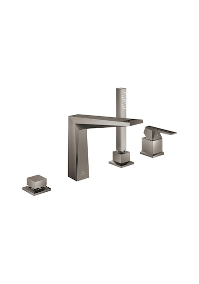Grohe Allure Brilliant 29523AL0 4 Delikli Küvet Bataryası Nikel