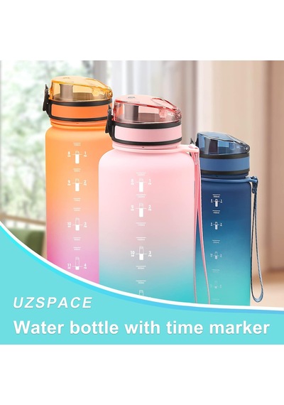 Spor Su Şişesi 500ml/800ml/1000ml, Bpa İçermeyen Tritan Sızdırmaz Yeniden Kullanılabilir Su Şişeleri Yetişkinler İçin Süzgeçli Çocuklar Okul Spor Salonu Koşu Açık Hanana 1000ml, Siyah Beyaz Diğer Spor Su Şişesi 500ml/800ml/1000ml, Bpa İçermeyen Tritan Sızdırmaz Yeniden Kullanılabilir Su Şişeleri Yetişkinler İçin Süzgeçli Çocuklar Okul Spor Salonu Koşu Açık Hanana 1000ml, Siyah Beyaz Diğer