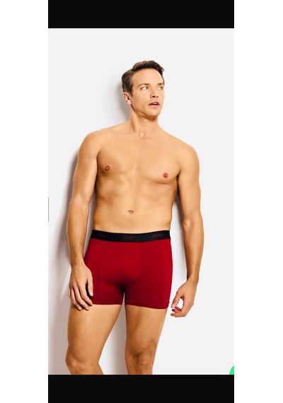 Jiber Erkek Modal Boxer Bordo