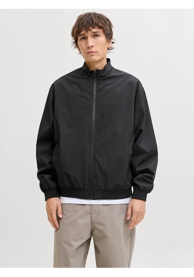 Jack & Jones Jack&jones Jjecharge Stand Collar Erkek Bomber Ceket 12288895 Siyah