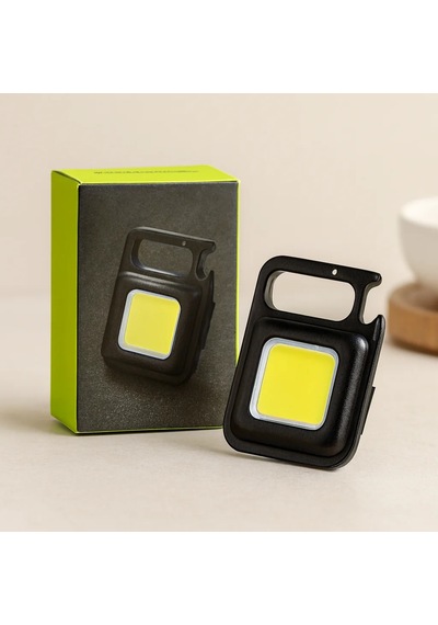 Veraura Lifestyle Cob Anahtarlık Feneri Usb Şarjlı 3in1 Mıknatıslı, Kapak Açacak Çok Renkli