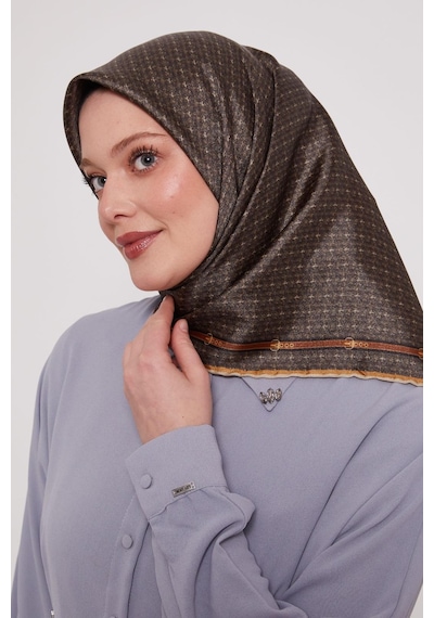 Levidor Kristal Eşarp - 06128 Haki Yeşil