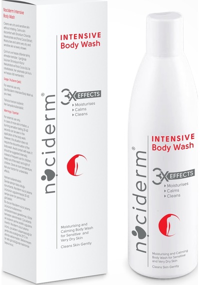 Nociderm Intensive Body Wash Kuru ve Hassas Ciltler İçin Sülfatsız Vücut Şampuanı 300 ML