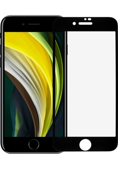 Apple Uyumlu   iPhone SE 2020 ile Cam Tam Kaplayan Ekran Koruyucu