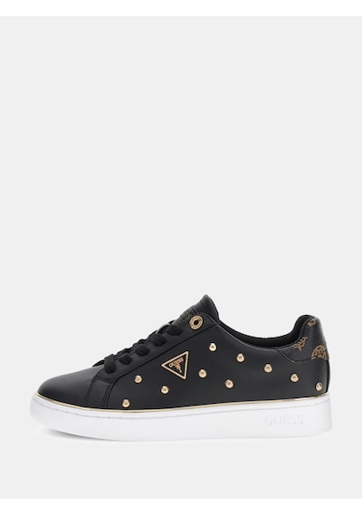 Guess Bonitah Studs Kadın Spor Ayakkabı Flpbonele12 Siyah