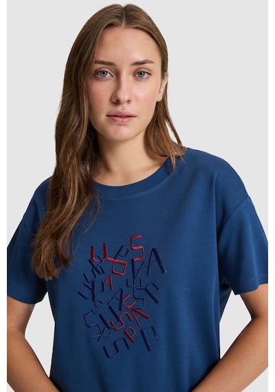 U.S. Polo Assn. U.s. Polo Assn. Kadın Açık Lacivert Tişört 50323491-vr059
