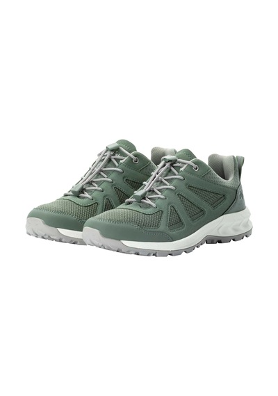 Jack Wolfskin 4051291 4311 Woodland 2 Vent Low W Kadın Spor Ayakkabısı Yeşil Beyaz Yeşil Beyaz