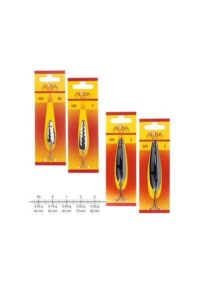 AlbaStar 404 Lüfer Olta Kaşığı DESENLİ NO:1