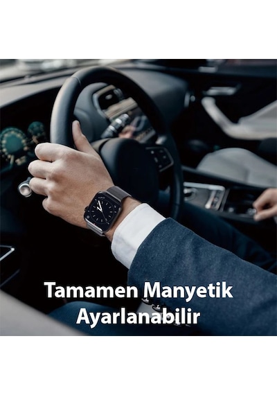 Dux Ducis Apple Watch Uyumlu 38/40/41mm İçin Milanese Premium Milano Loop Kayış Kordon- 5775