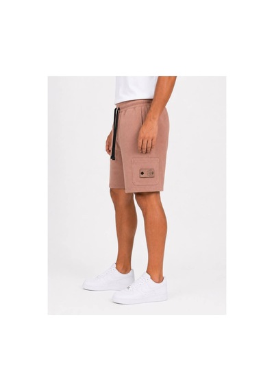 Hzr Wear Erkek Pamuklu Cepli Regular Fit Beli Bağcıklı Komando Cepli Şort Bej