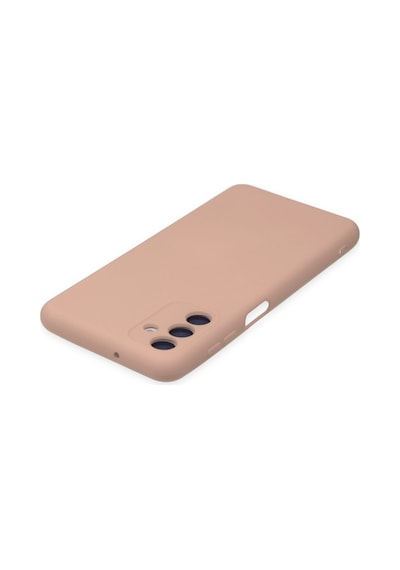 Newface Samsung Uyumlu Galaxy A04s Kılıf Nano İçi Kadife Silikon - Pudra pudra