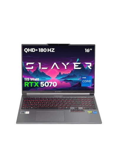 Game Garaj Slayer X7T-5070 C4 i7-14650HX 64 GB 2 TB SSD RTX5070 16" Free Dos Dizüstü Bilgisayar