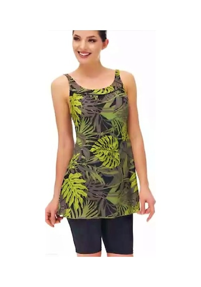 Sunsurf Kadın Taytlı Elbise Mayo Siyah