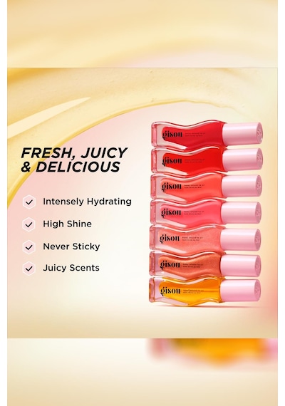 Gisou Honey Infused Nemlendirici Ve Işıltılı Dudak Bakım Yağı Glazed Plum 8ml
