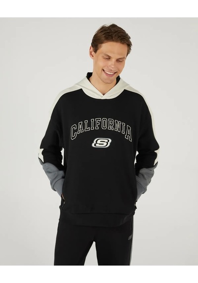 Skechers S242090-001 M Lw Fleece Regular Hoodie Erkek Sweatshirt renkli Çok Renkli Skechers S242090-001 M Lw Fleece Regular Hoodie Erkek Sweatshirt renkli Çok Renkli