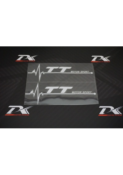 Audi Tt Motor Sport Kelebek Cam Sticker 2 Li Set