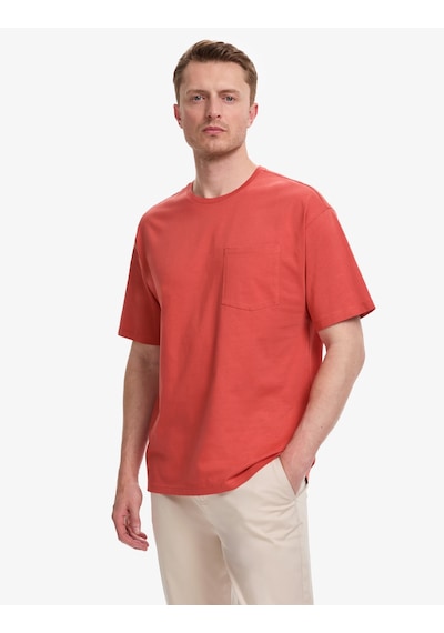 Pierre Cardin Erkek Kiremit Tişört Basic 50325300-vr031