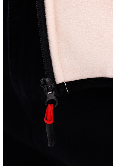 Monox Kadın Slim Fit Tam Fermuarlı Polar Yelek Bej
