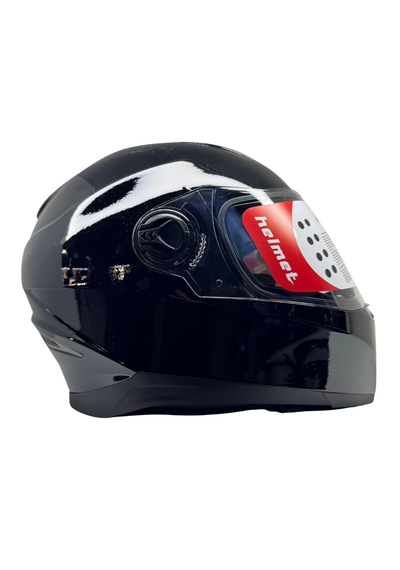 Kask Bgc Full Face Vizörlü Kask Siyah