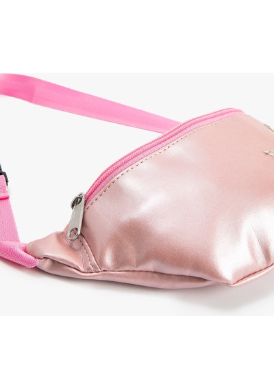 Koton Bel Çantası Parlak Fermuarlı Pembe 3skg30008aa 3SKG30008AA280 Pembe