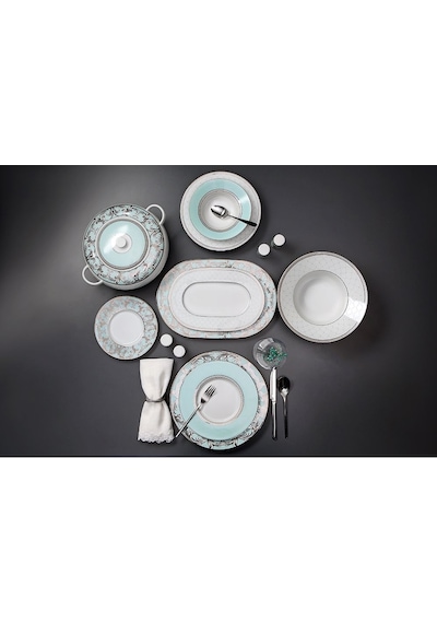 Porland 04A+P021771 Relish 60 Parça 12 Kişilik Yemek Takımı