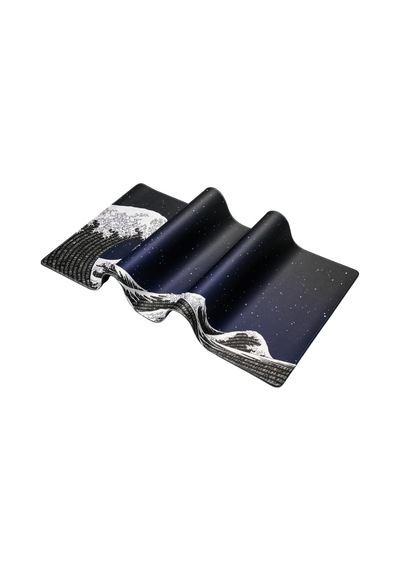 Klasse Pro - 10 Farklı Model Dikişli Kenar 90x40 Cm Oyuncu Gaming Mouse Pad Kanagawa Yıldızlar, 90x40 Cm