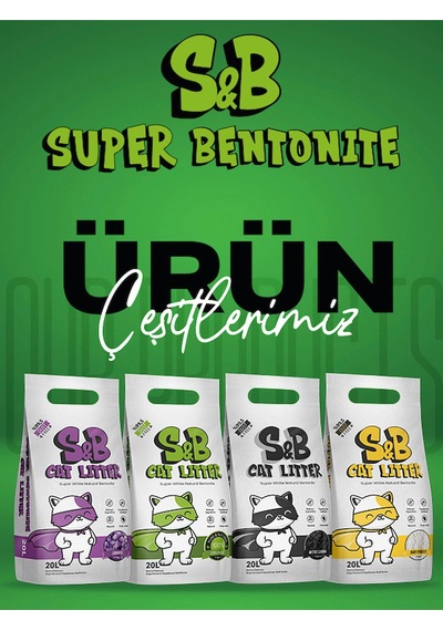 Friends S&B Super Bentonite Natural Topaklaşan Kedi Kumu 20 L