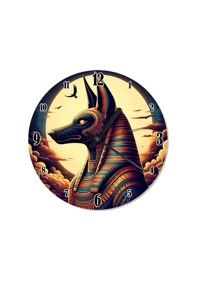 Anubis Şekilli Duvar Saati
