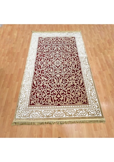 Mevlana Bazaar Osmanlı Çiçek Desenli 100 X 400 Makine Yün Halı Diğer