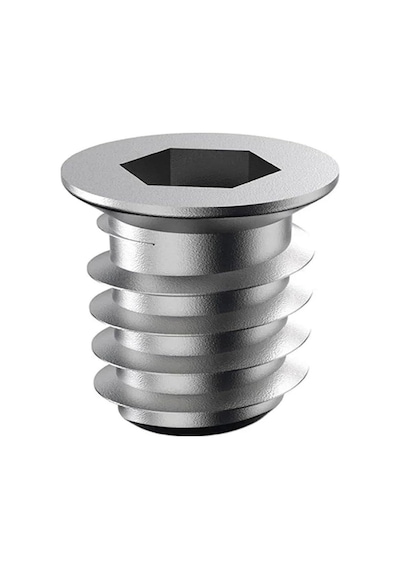 50 Adet Metal Düz Dişli Dübel Ahşap Dübeli M6 8x13 Diş Çinko Mobilya Bağlantı Ünite Birleştirme
